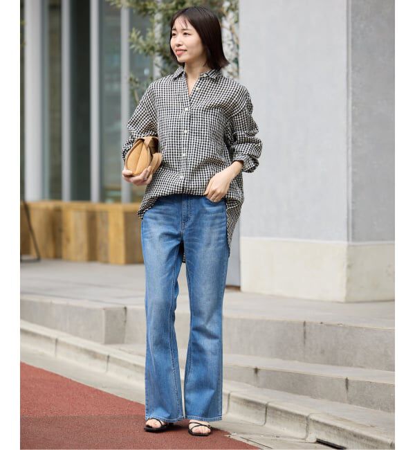 SLOBE IENA「《追加》リネンコットンレギュラーシャツ」|シャツ・ブラウス|