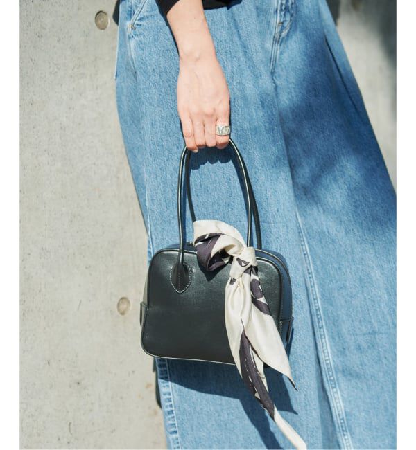 VERMEIL par iena「MAISON CANAU メゾン カナウ ボックスボストンS別注スムース」|トートバッグ|