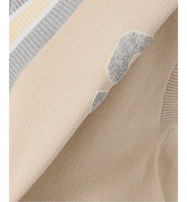 SLOBE IENA「サガラ刺繍レタードベスト」|ベスト・ジレ|