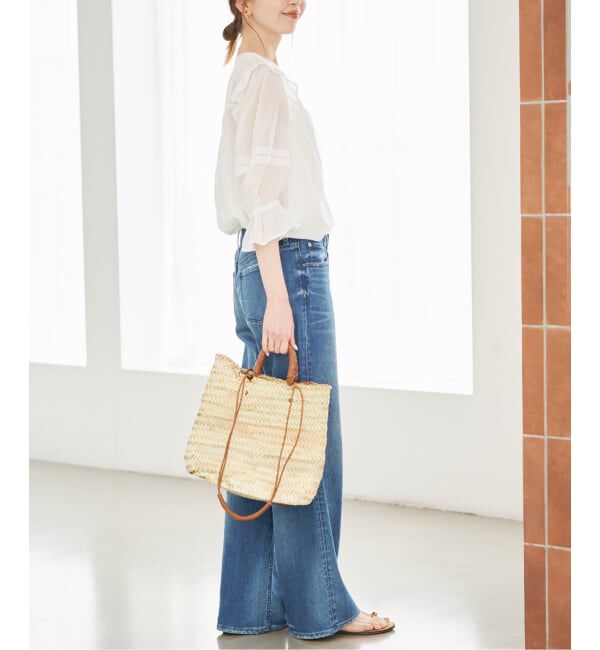 SLOBE IENA「《WEB限定/追加予約》コットンレーヨンレースブラウス」|シャツ・ブラウス|