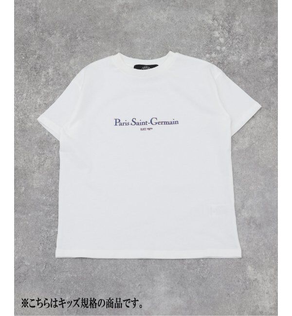 Paris Saint-Germain「【Paris Saint-Germain】 JP LAYER LOGO TEE KIDS ※キッズサイズ」|その他ベビーウェア|ホワイト