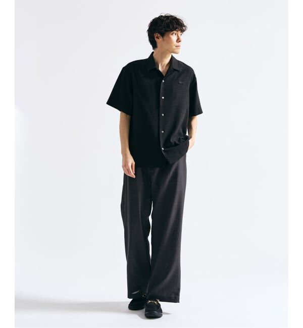 417 EDIFICE「【EVALET / エバレット】メッシュ ワイドパンツ "セットアップ着用可能"」|スラックス|