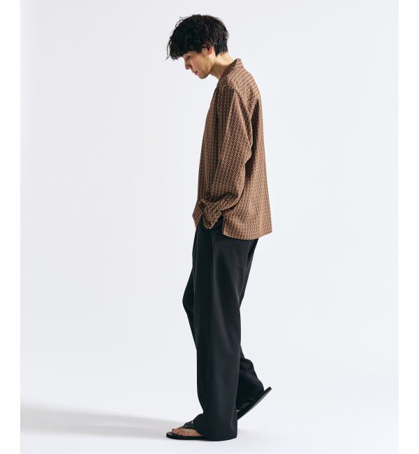 417 EDIFICE「【EVALET / エバレット】メッシュ ワイドパンツ "セットアップ着用可能"」|スラックス|