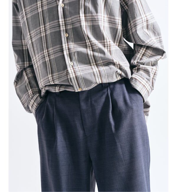 417 EDIFICE「【EVALET / エバレット】メッシュ ワイドパンツ "セットアップ着用可能"」|スラックス|