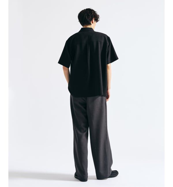 417 EDIFICE「【EVALET / エバレット】メッシュ ワイドパンツ "セットアップ着用可能"」|スラックス|