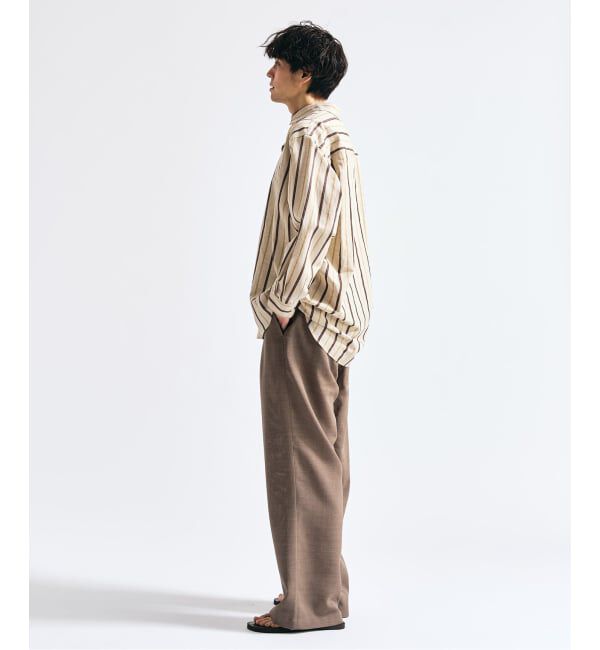 417 EDIFICE「【EVALET / エバレット】メッシュ ワイドパンツ "セットアップ着用可能"」|スラックス|