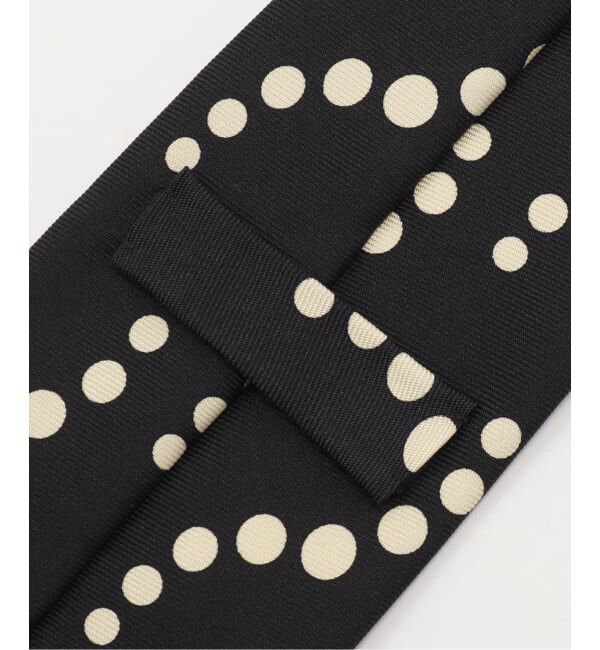 EDIFICE「Holliday & Brown(ホリデー & ブラウン) Heavy Twill Curved Dots タイ」|ネクタイ・蝶ネクタイ|