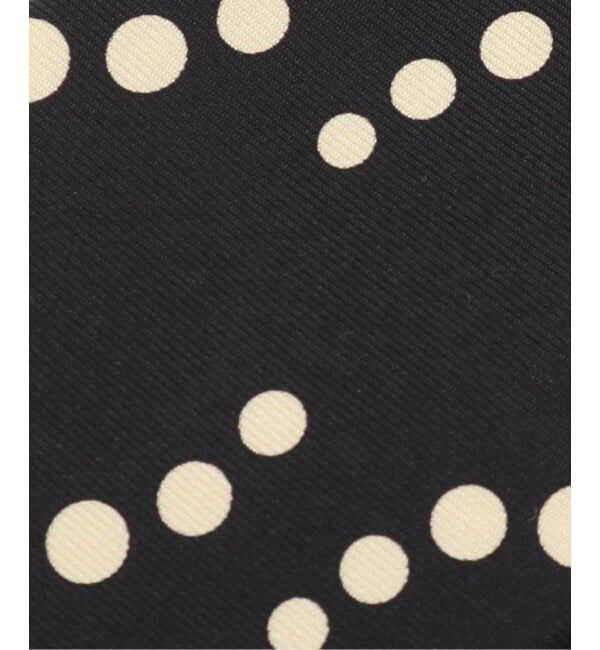 EDIFICE「Holliday & Brown(ホリデー & ブラウン) Heavy Twill Curved Dots タイ」|ネクタイ・蝶ネクタイ|