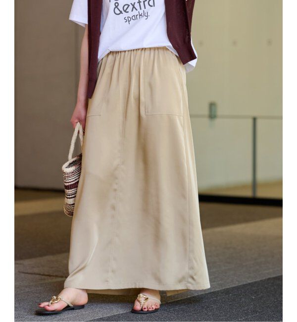 JOURNAL STANDARD relume「ヴィンテージサテンベイカースカート」|スカート|