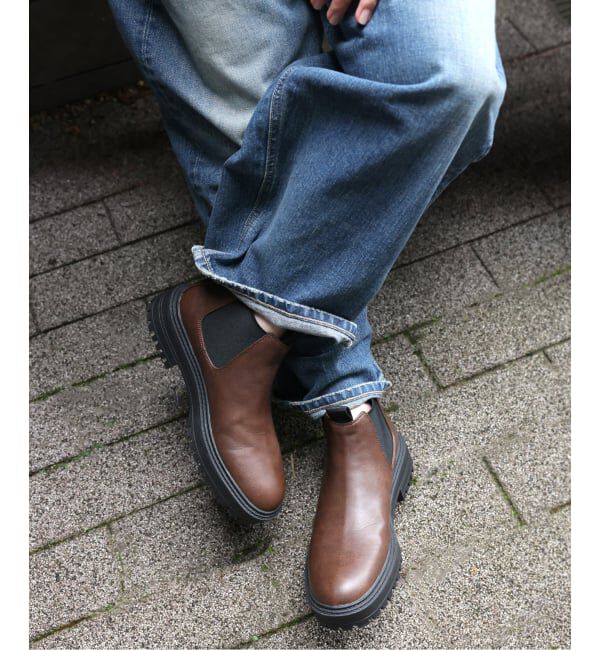 JOURNAL STANDARD relume「《追加 / 新色》RELUME サイドゴアブーツ」|ショートブーツ|ブラウン