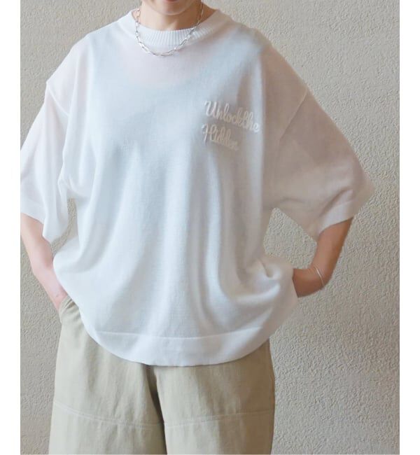 journal standard luxe「シアー T」|ニット・セーター|ホワイト