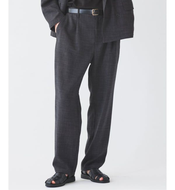 JOURNAL STANDARD relume「テックキャンバス オーバル イージーパンツ(セットアップ対応可能）」|スラックス|ブラック