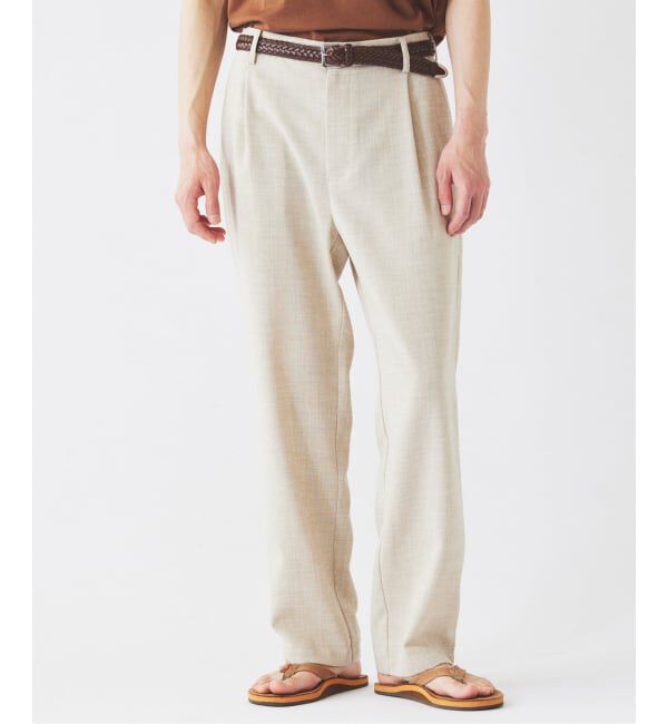 JOURNAL STANDARD relume「テックキャンバス オーバル イージーパンツ(セットアップ対応可能）」|スラックス|ナチュラル