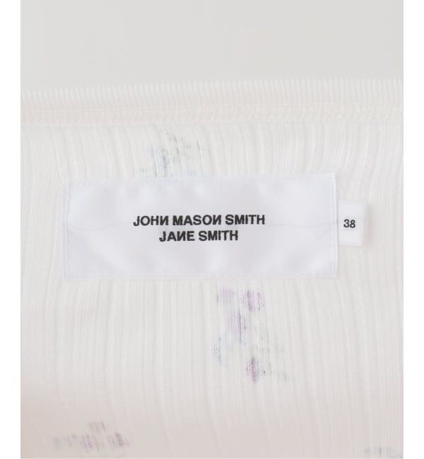 journal standard L'essage「【JANE SMITH/ジェーンスミス】COTTON EYELET RIB FLOWER UP D：キャミソール」|キャミソール|