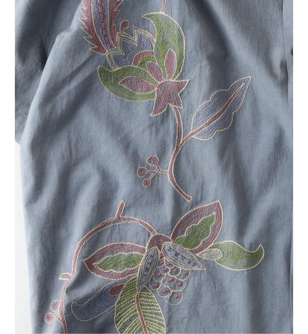 JOURNAL STANDARD relume「《予約》bunai / ブナイ 別注 エンブロイダリー ハーフスリーブシャツ」|シャツ・ブラウス|