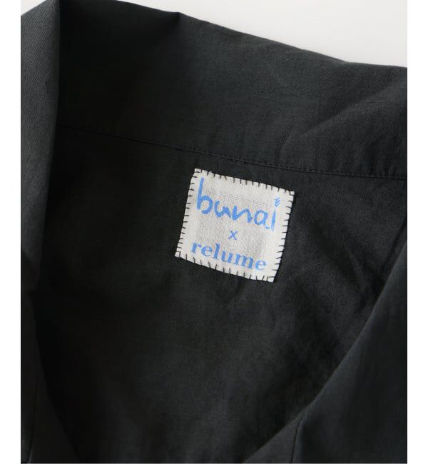JOURNAL STANDARD relume「《予約》bunai / ブナイ 別注 エンブロイダリー ハーフスリーブシャツ」|シャツ・ブラウス|
