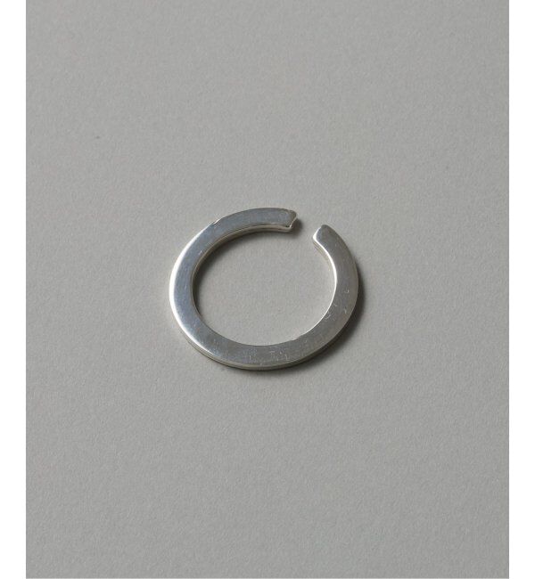 Spick and Span「【SAMH by LILAS】Wフェースフープイヤーカフ SV（片耳）」|イヤーカフ|