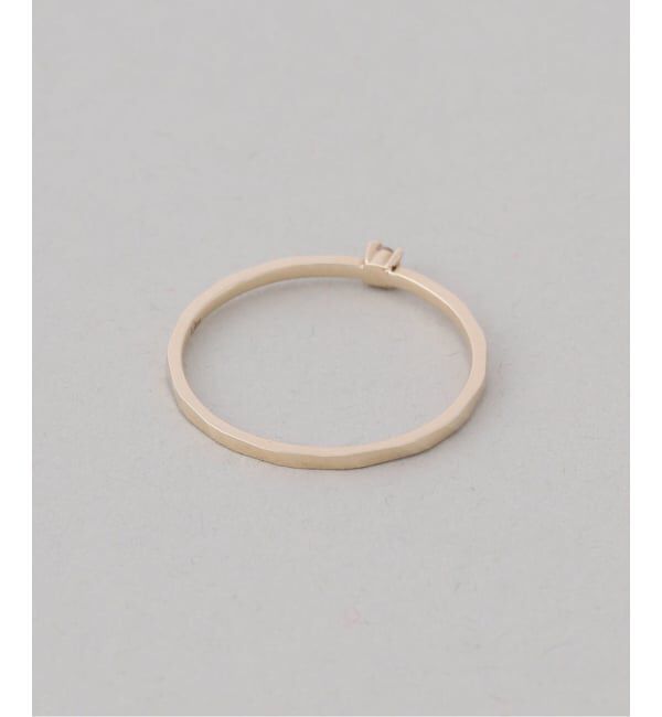 Lilas by Spick&Span「ホワイトトパーズカットリング K10」|リング|