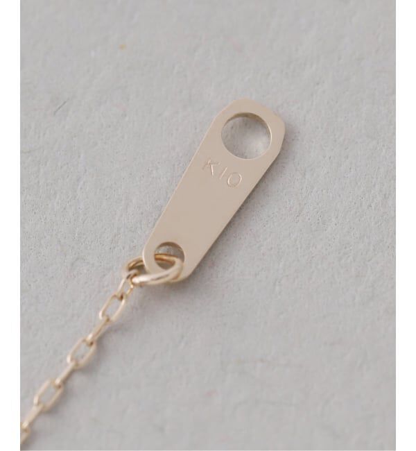 Lilas by Spick&Span「オーバルダイヤネックレス K10」|ネックレス|