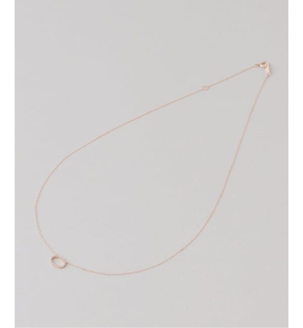 Lilas by Spick&Span「オーバルダイヤネックレス K10」|ネックレス|