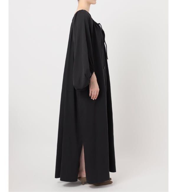 NOBLE「《NOBLE別注》venit/ヴェニット コットンシルクバルーンスリーブワンピース」|ワンピース|