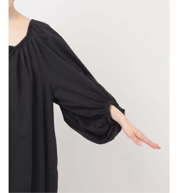 NOBLE「《NOBLE別注》venit/ヴェニット コットンシルクバルーンスリーブワンピース」|ワンピース|