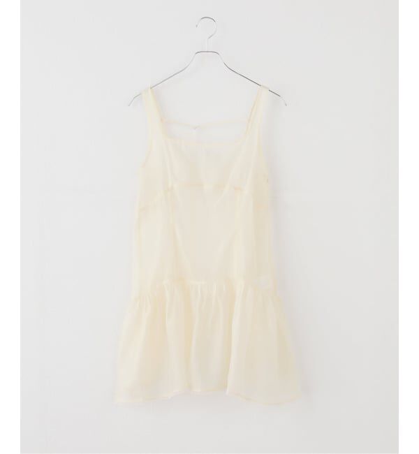 U by SPICK&SPAN「le/ル SHEER LAYERED MINI OPS」|ワンピース|