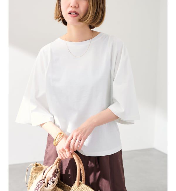 FRAMeWORK「≪予約≫フレアスリーブTee」|Tシャツ・カットソー|