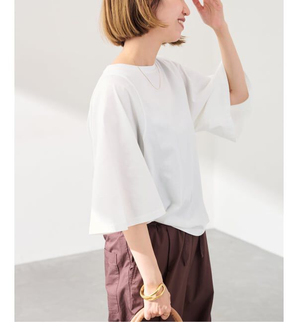 FRAMeWORK「≪予約≫フレアスリーブTee」|Tシャツ・カットソー|