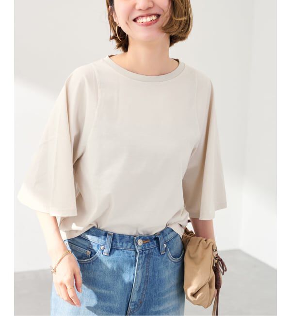 FRAMeWORK「≪予約≫フレアスリーブTee」|Tシャツ・カットソー|