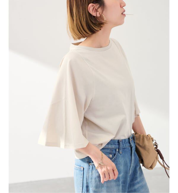 FRAMeWORK「≪予約≫フレアスリーブTee」|Tシャツ・カットソー|