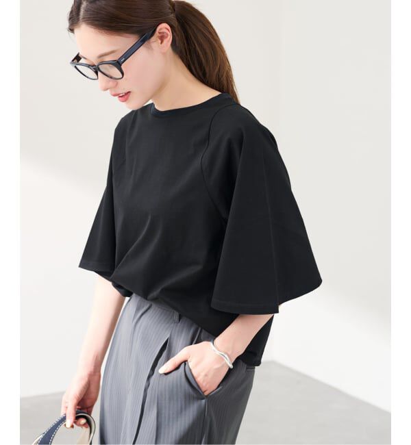 FRAMeWORK「≪予約≫フレアスリーブTee」|Tシャツ・カットソー|