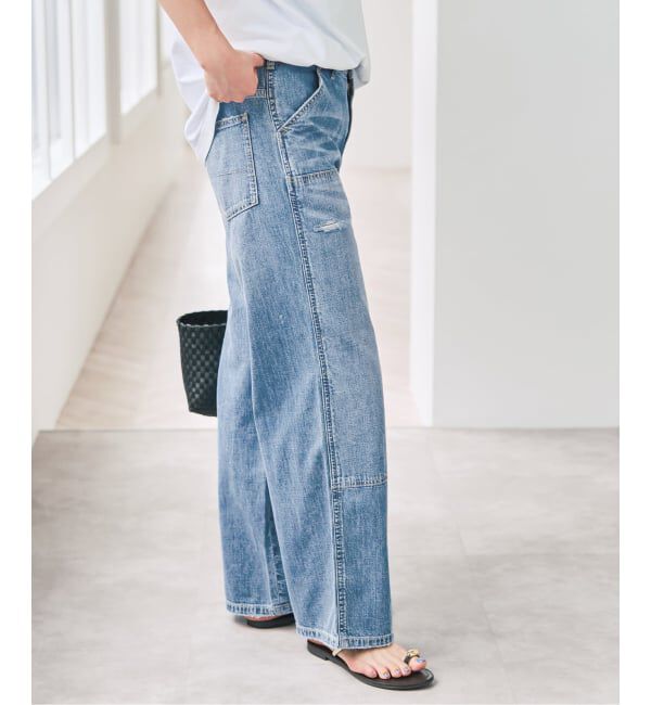 Spick and Span「《予約》5 1/2 8oz W-KNEE DENIM」|デニム|