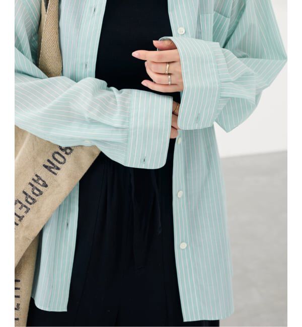 FRAMeWORK「シアーストライプレギュラーシャツ」|シャツ・ブラウス|