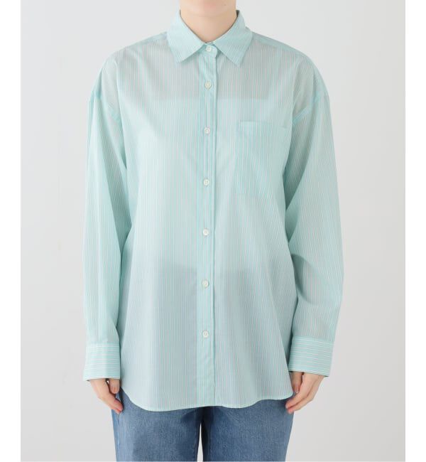 FRAMeWORK「シアーストライプレギュラーシャツ」|シャツ・ブラウス|