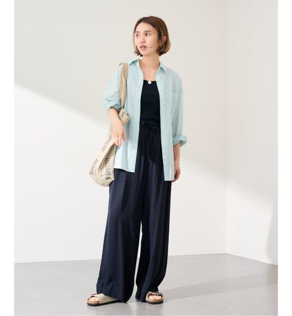 FRAMeWORK「シアーストライプレギュラーシャツ」|シャツ・ブラウス|