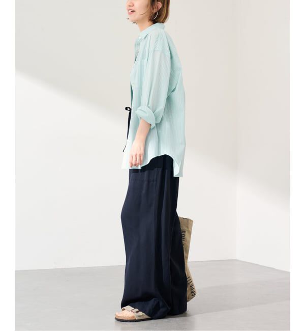 FRAMeWORK「シアーストライプレギュラーシャツ」|シャツ・ブラウス|