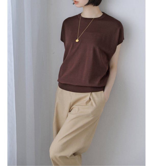  「《追加2》【洗える】ウォッシャブルフレンチプルオーバー」|ニット・セーター|