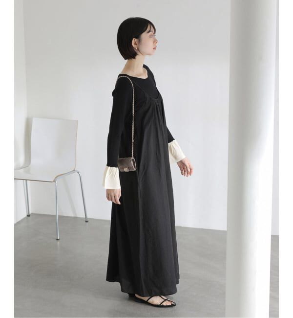  「【洗える】フリルスリーブニット」|ニット・セーター|