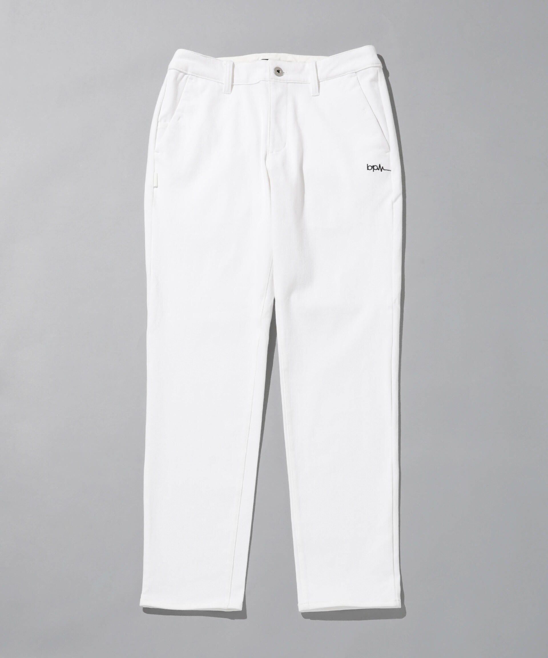 nano･universe「beats per minute/定番5ポケットパンツ」|チノ|ホワイト