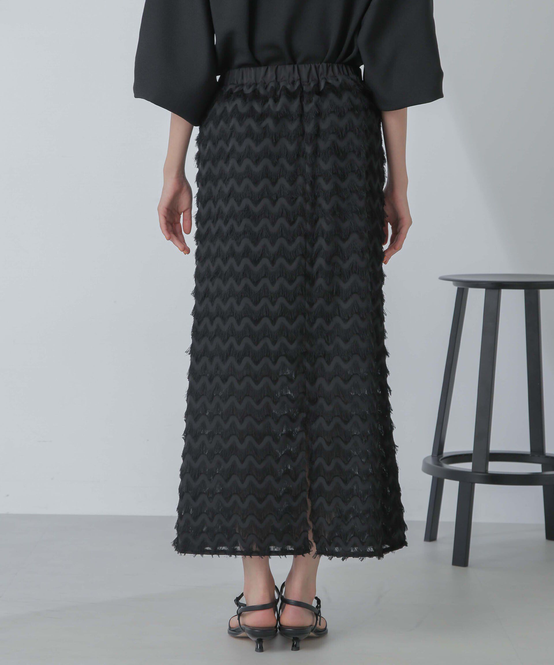 nano･universe「シャギーナロースカート」|スカート|