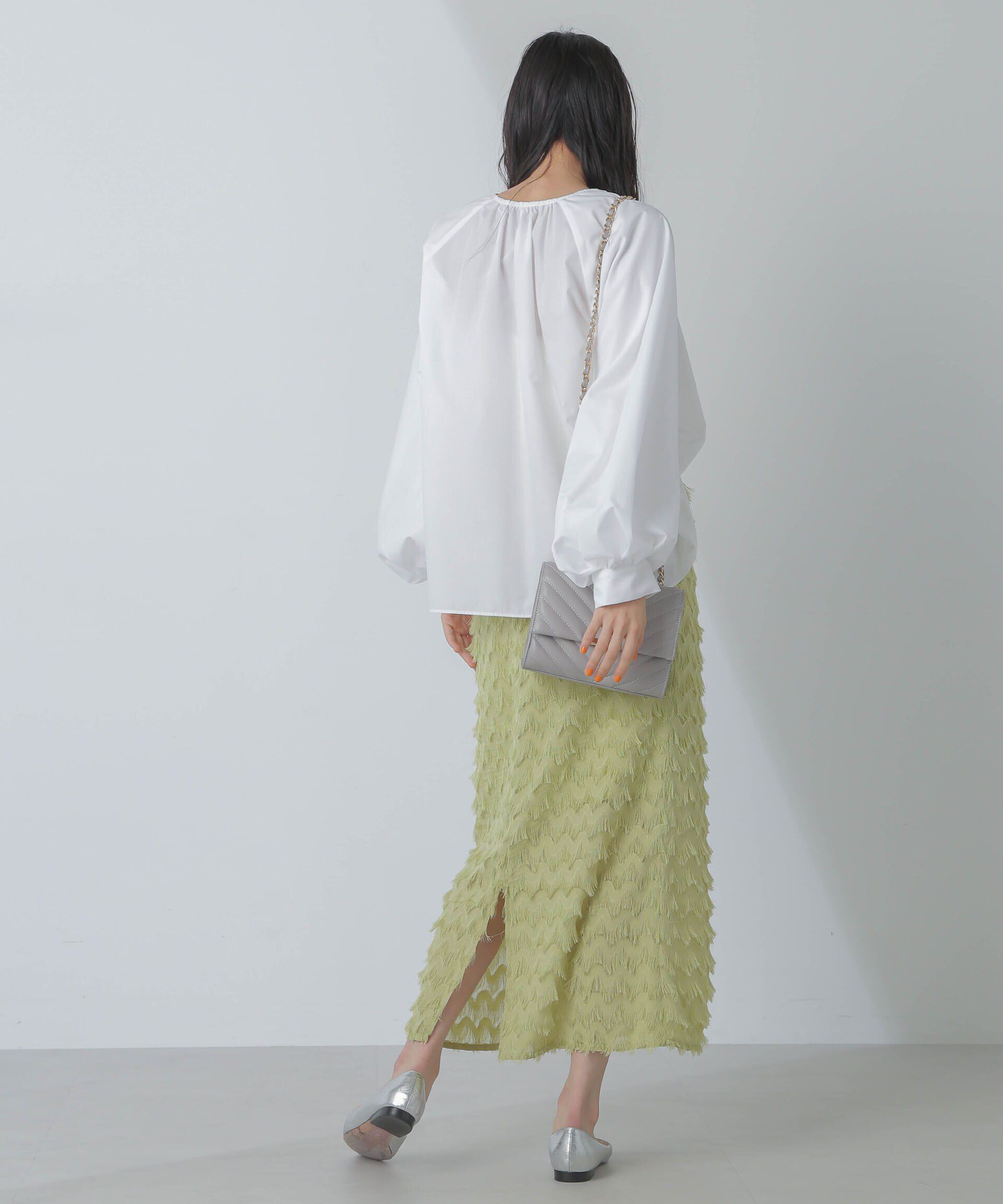 nano･universe「シャギーナロースカート」|スカート|