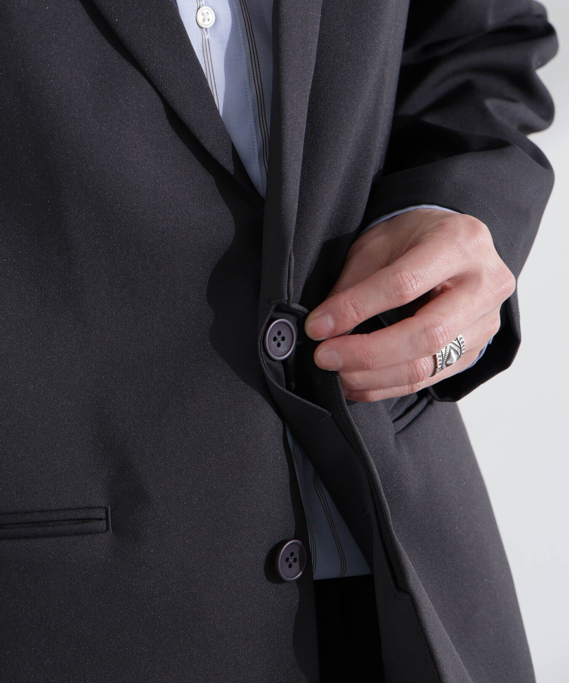 nano･universe「ドレープワイドジャケット（セットアップ可）」|テーラードジャケット|