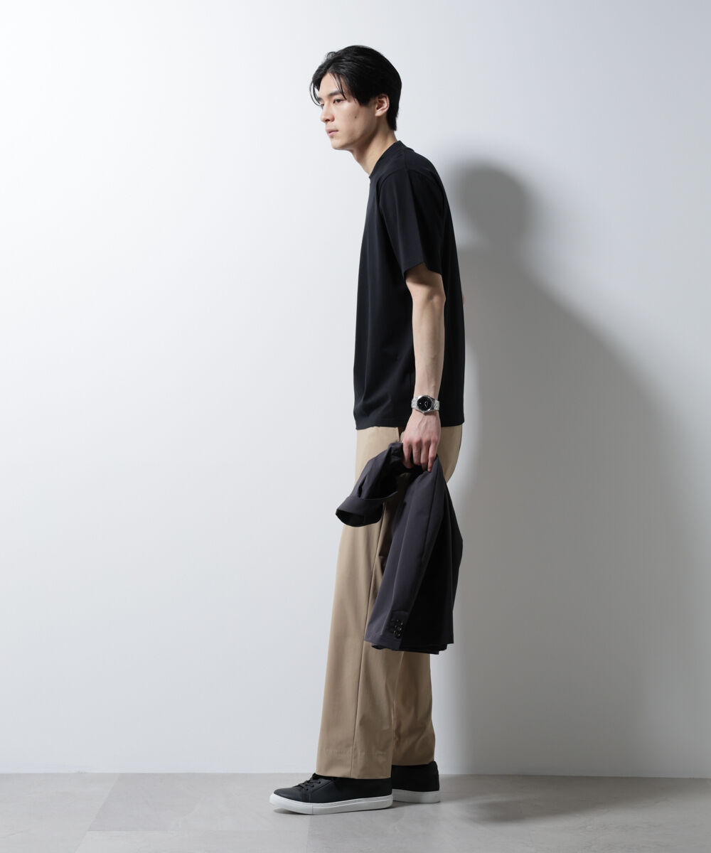 nano･universe「ジャケT(R) クルーネック 半袖」|Tシャツ・カットソー|