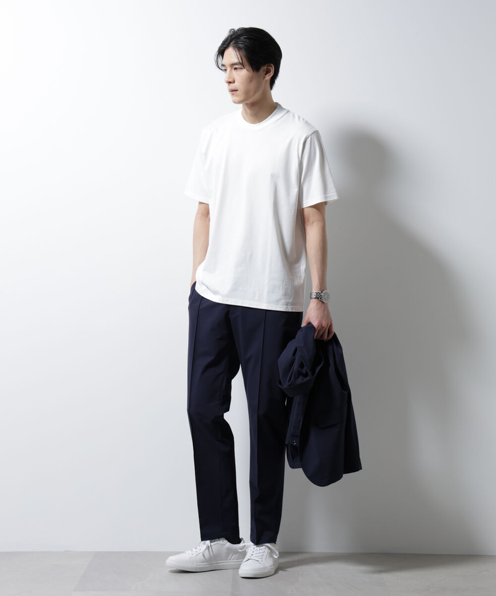 nano･universe「ジャケT(R) クルーネック 半袖」|Tシャツ・カットソー|