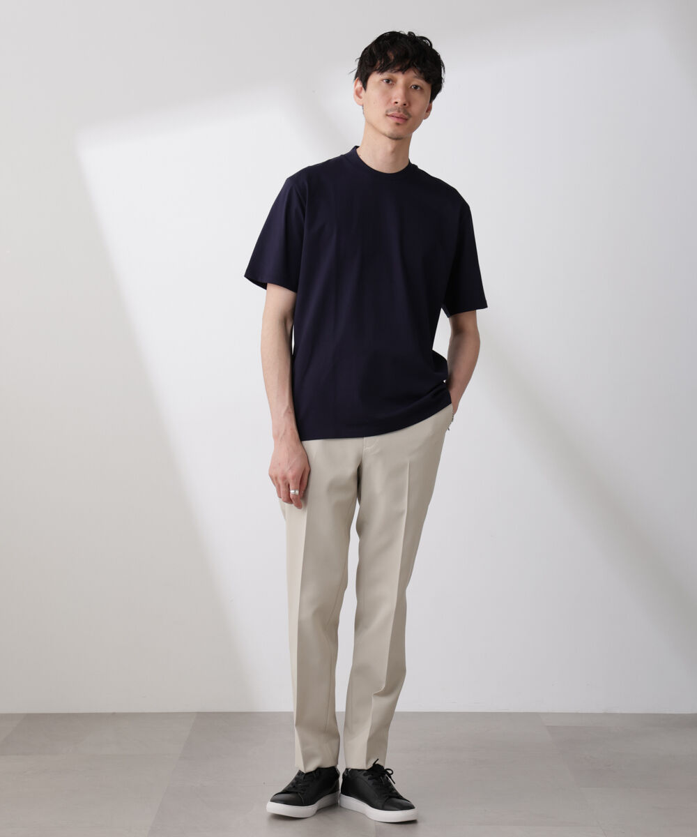 nano･universe「ジャケT(R) クルーネック 半袖」|Tシャツ・カットソー|