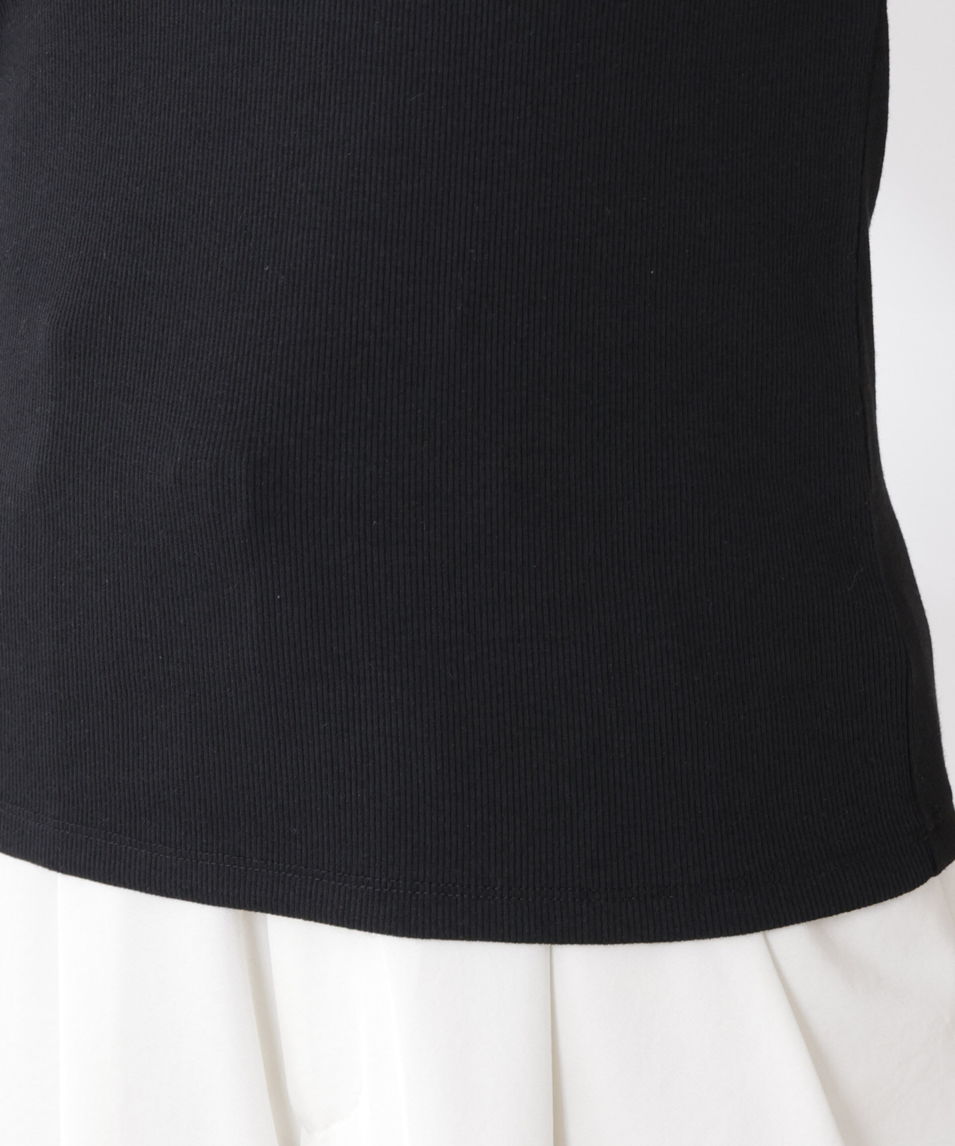 nano･universe「抗菌防臭・接触冷感機能 カップ付きクルーネックトップス」|Tシャツ・カットソー|