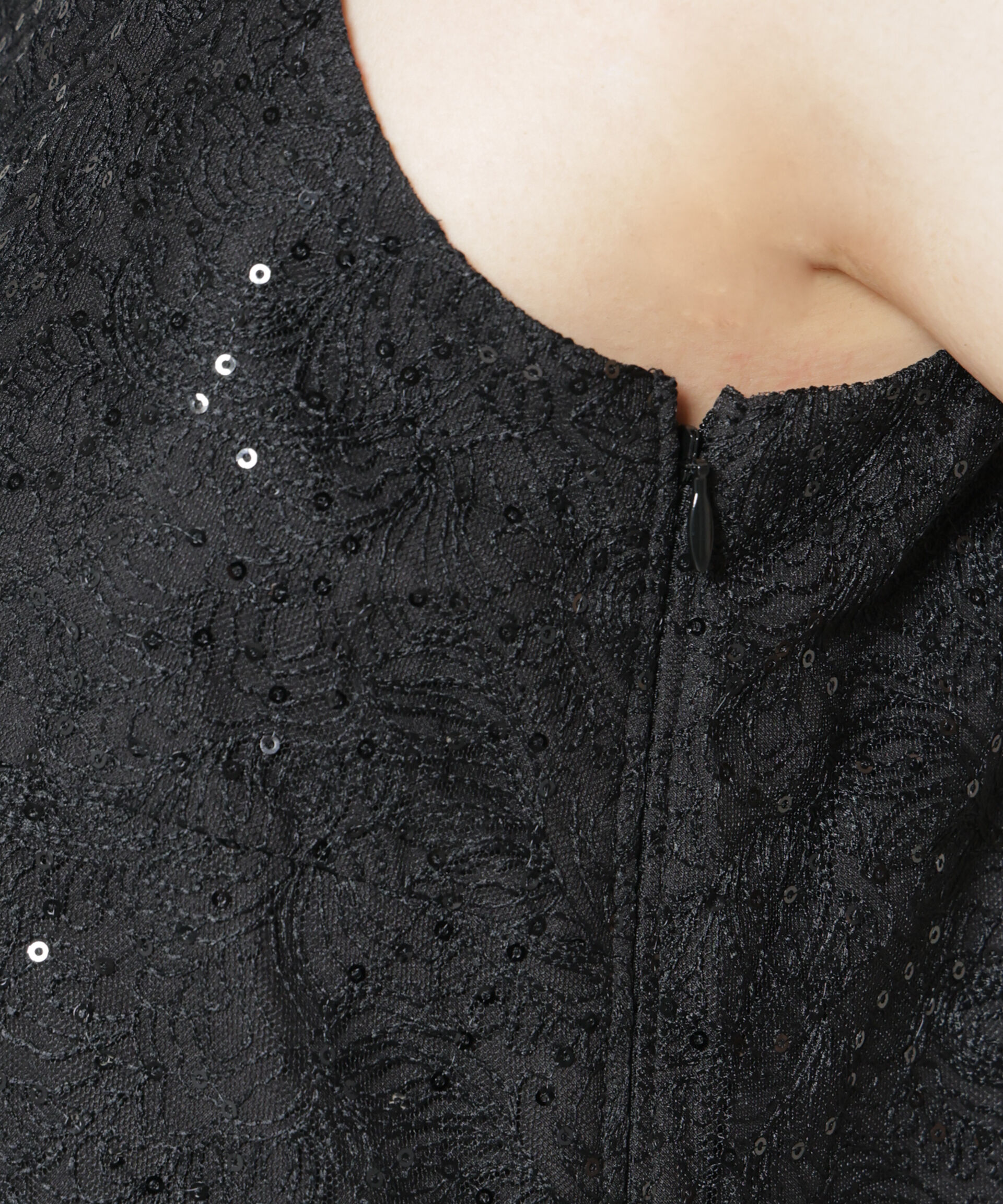 nano･universe「kaene/シアーエプロンレースキャミドレス」|ワンピース|