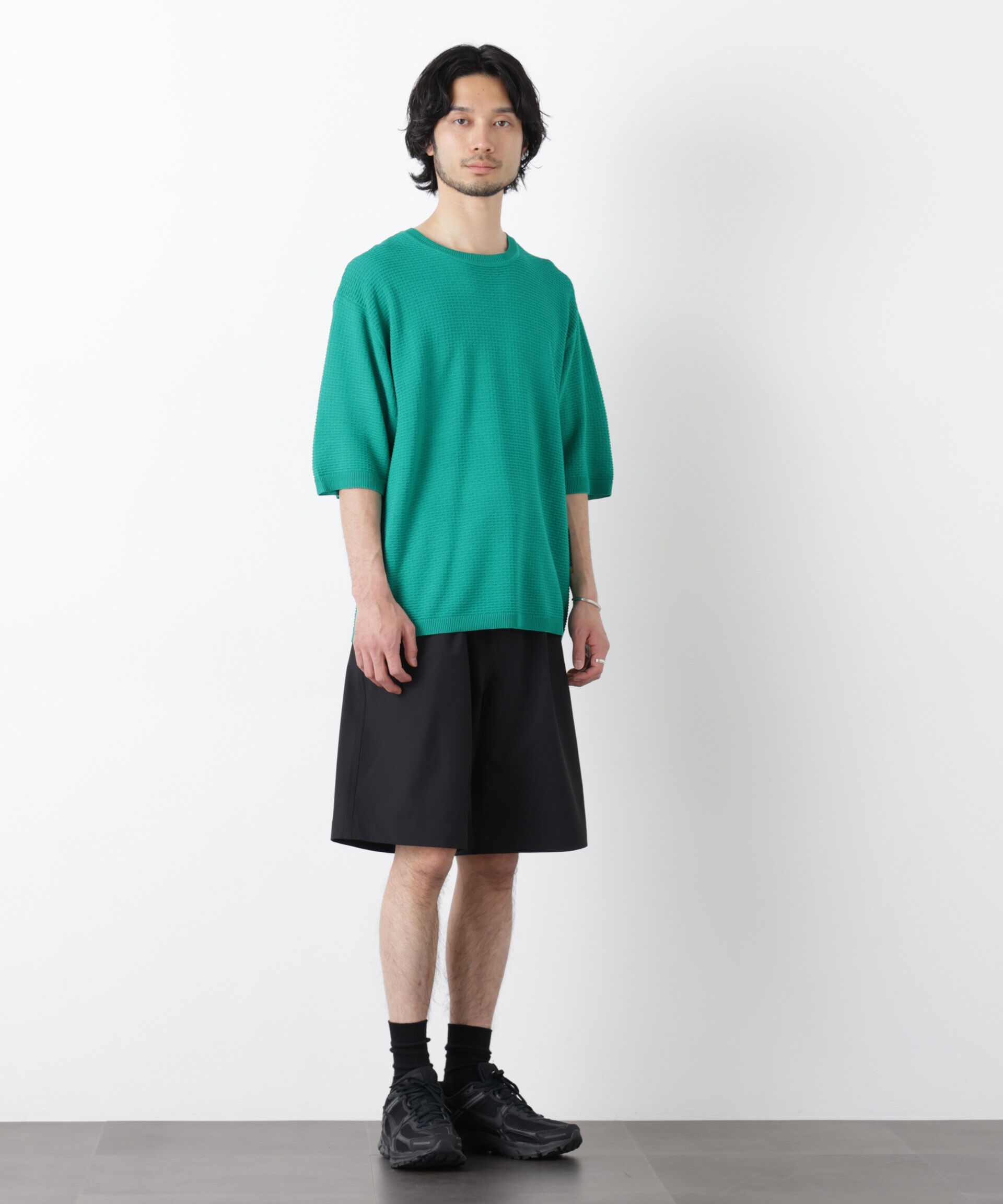 nano･universe「ライトウェイトストレッチ ショートパンツ（セットアップ可）」|チノ|