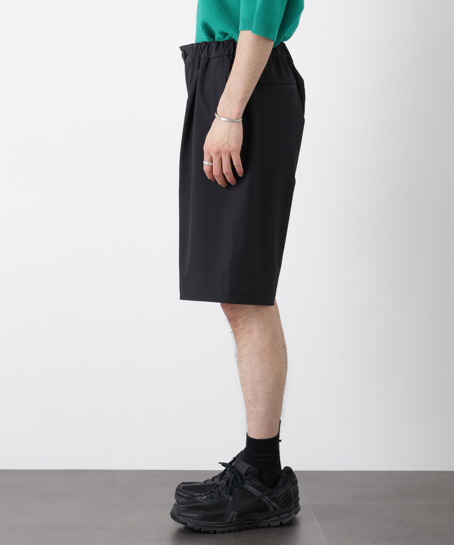 nano･universe「ライトウェイトストレッチ ショートパンツ（セットアップ可）」|チノ|